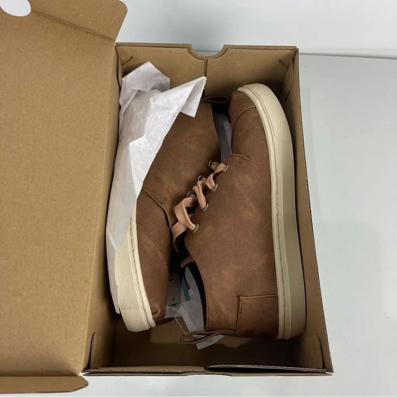 NEW TOMS Botas Cupsole Toffee Microsuede Sneakers Size 4 Youth Boys - Picture 6 of 9